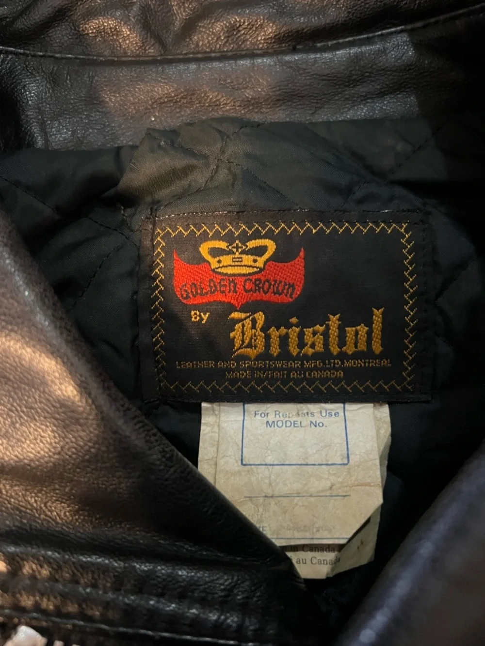 Bristol Golden Crown Black Leather Fringe Western/Biker Jacket. Size M. EUC - Picture 11 of 16